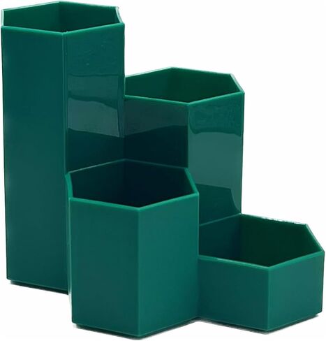 Pencil Holder Pen Cup Pen Holder Desktop Organizer Storage Case Stationery Organizer with 4 Compartment for School Home Office Supplies in Saudi Arabia