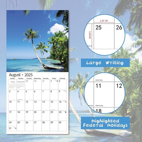 2025 Wall Calendar,Calendar 2025, November 2024 - December 2025, Wall Calendar Puppy Dog, 12" x 24" Opened,Full Page Months Thick & Sturdy Paper for Calendar Organizing & Planning in Saudi Arabia