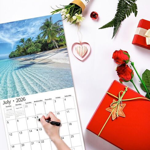 2025 Wall Calendar,Calendar 2025, November 2024 - December 2025, Wall Calendar Puppy Dog, 12" x 24" Opened,Full Page Months Thick & Sturdy Paper for Calendar Organizing & Planning in Saudi Arabia