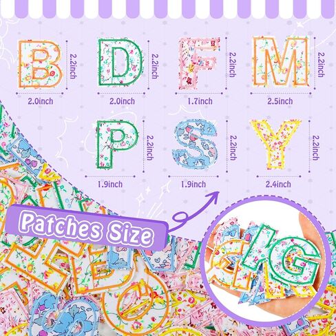 NICEVINYL Self-Adhesive Letter Patches for Backpacks: 62Pcs Pink in Saudi Arabia