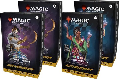 Magic: The Gathering Aetherdrift Commander Deck - Living Energy (100-Card Deck, 2-Card Collector Booster Sample Pack + Accessories) in Saudi Arabia