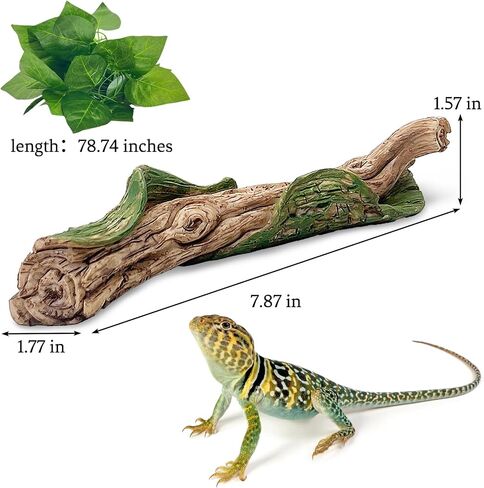 Reptile Climbing Branches Decor 3 Pcs Corn Snake Terrarium Habitat Decoration Resin Tree Branch for Bearded Dragon Lizard Geckos Frog Chameleon and Hermit Crab in Saudi Arabia