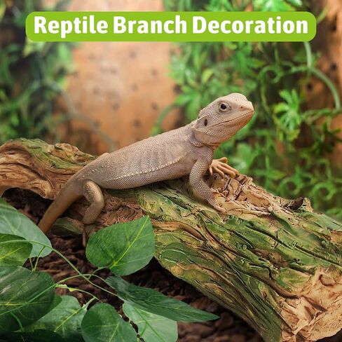 Reptile Climbing Branches Decor 3 Pcs Corn Snake Terrarium Habitat Decoration Resin Tree Branch for Bearded Dragon Lizard Geckos Frog Chameleon and Hermit Crab in Saudi Arabia