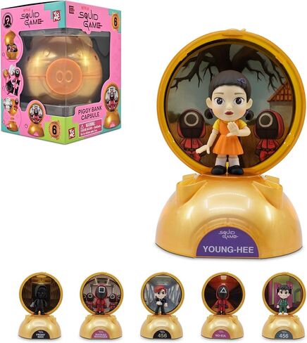 YuMe Squid Game Blind Box Capsule: Collectible Mystery Figurines, Official Netflix Merchandise, Surprise Toy Set for Fans – Ideal Holiday & Birthday Gift (1) in Kuwait