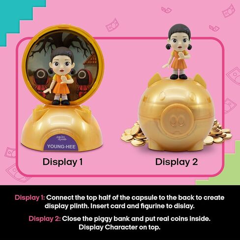 YuMe Squid Game Blind Box Capsule: Collectible Mystery Figurines, Official Netflix Merchandise, Surprise Toy Set for Fans – Ideal Holiday & Birthday Gift (1) in Kuwait