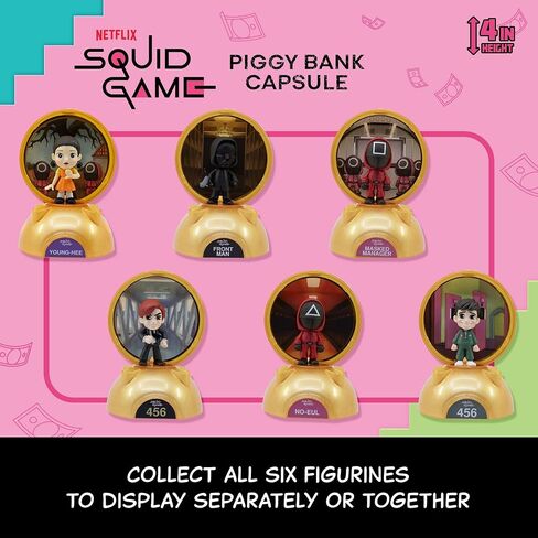 YuMe Squid Game Blind Box Capsule: Collectible Mystery Figurines, Official Netflix Merchandise, Surprise Toy Set for Fans – Ideal Holiday & Birthday Gift (1) in Kuwait