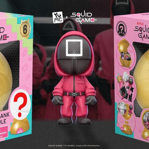 YuMe Squid Game Blind Box Capsule: Collectible Mystery Figurines, Official Netflix Merchandise, Surprise Toy Set for Fans – Ideal Holiday & Birthday Gift (1) in Kuwait