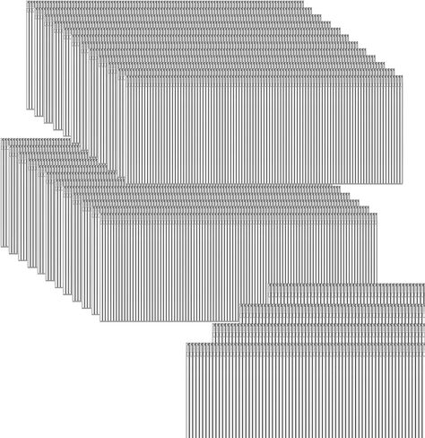 10000PCS 2 Inch 18 Gauge Brad Nails, F50 Heavy Duty Galvanized Brad Nails for Nail Gun,18 Gauge Straight Pin Nailers, Pneumatic Staple Guns in Kuwait