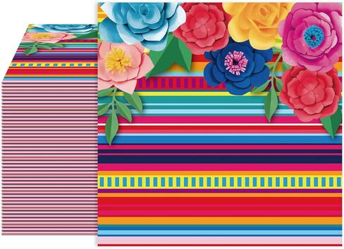 40pcs المناديل المكسيكية لنسخ Cinco de Mayo Party Decorations ثنائية الطبقات المكسيكية مناديل للورق المتاح للورق من أجل تاكو حفلة عيد ميلاد الطفل الاستحمام المكسيكي in Kuwait