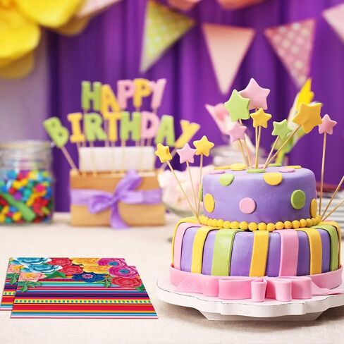 40pcs المناديل المكسيكية لنسخ Cinco de Mayo Party Decorations ثنائية الطبقات المكسيكية مناديل للورق المتاح للورق من أجل تاكو حفلة عيد ميلاد الطفل الاستحمام المكسيكي in Kuwait