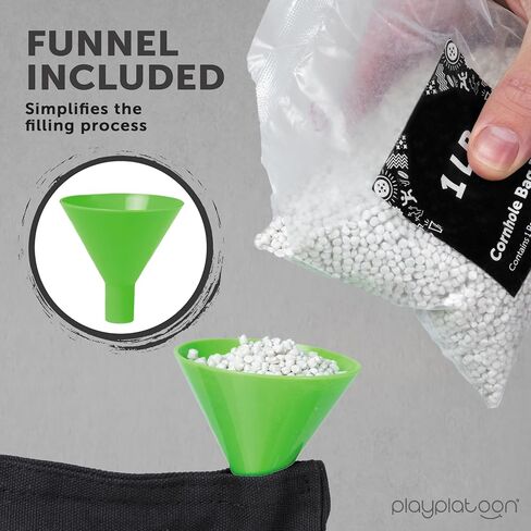 Play Platoon Resin Pellets Cornhole Bag Filler - Plastic Pellets for Bean Bags or Shooting Filler for Shooting Rest -Individually Packaged 1 lb Plastic Corn Alternative Sand Bag Filler in Saudi Arabia