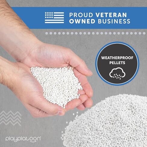 Play Platoon Resin Pellets Cornhole Bag Filler - Plastic Pellets for Bean Bags or Shooting Filler for Shooting Rest -Individually Packaged 1 lb Plastic Corn Alternative Sand Bag Filler in Saudi Arabia