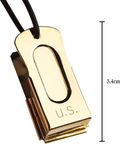 Mythrojan Brass and Steel Pet Training Clicker Puppy Dog Training Cricket Clicker U.S. Engraved WII Military Gear Metal Clicker in Kuwait