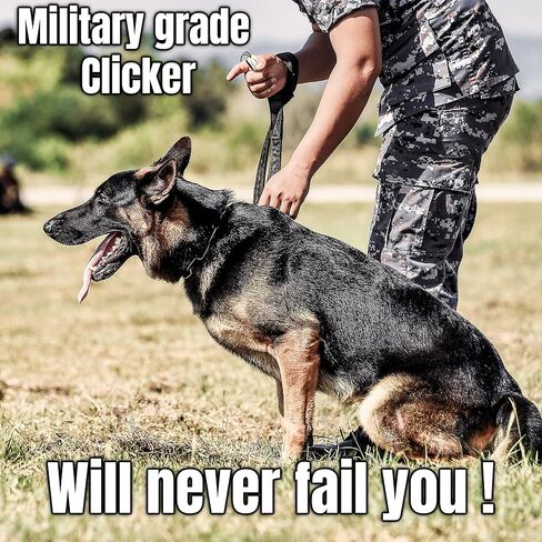 Mythrojan Brass and Steel Pet Training Clicker Puppy Dog Training Cricket Clicker U.S. Engraved WII Military Gear Metal Clicker in Kuwait