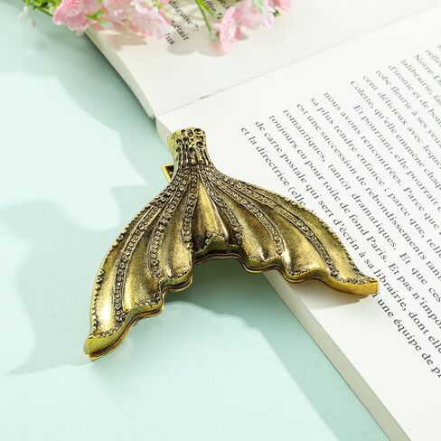 Vintage Fish Tail Book Clip - Paper Storage Clip Journal Clips to Hold Journal Open While Writing Scrapbook Kit Document Clip in Saudi Arabia