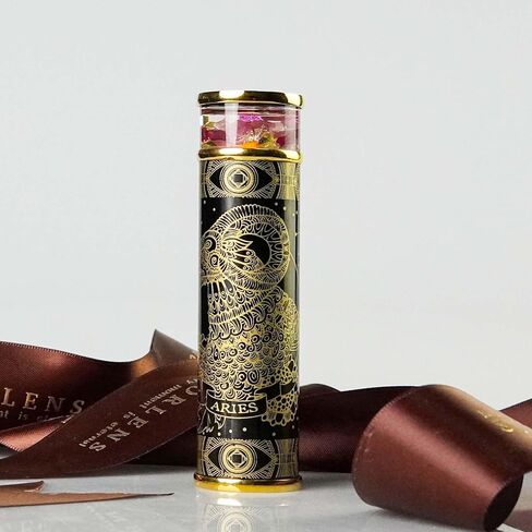 12 Constellations Taurus Kaleidoscope for Adults Handmade Stainless Steel Kaleidoskop Red Tourmaline Crystals and Healing Stones Handcraft Wedding Anniversary Birthday Gift for Man Woman in Kuwait