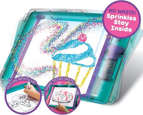 Crayola Sprinkle Art Shaker, Rainbow Arts and Crafts, Gifts for Girls & Boys, Ages 5, 6, 7, 8 in Saudi Arabia