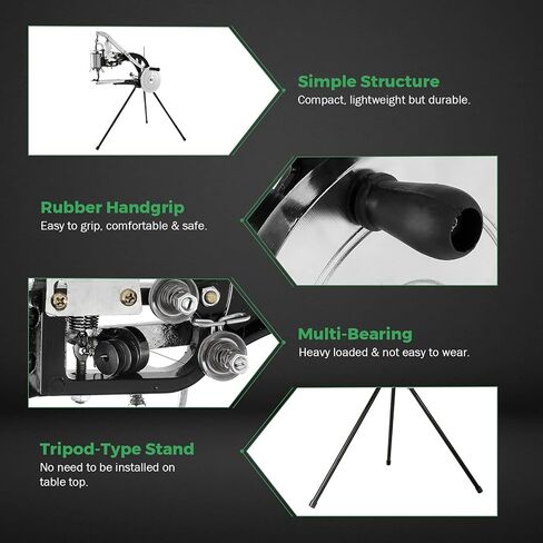 BEAMNOVA الجلود الإسكافي آلة الخياطة أداة إصلاح الأحذية معدات اليد الصناعية الثقيلة مع الإبر مجموعة الحرفية الجلدية، الأخضر الداكن in Kuwait