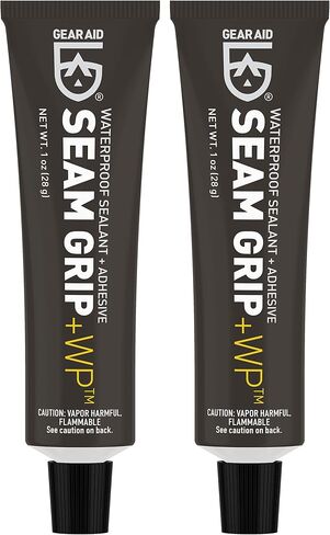 GEAR AID Seam Grip WP Waterproof Sealant and Adhesive for Jackets, Tents, Sleeping Pads and Outdoor Fabric | Repairs Rips, Seals Seams on Nylon, Canvas and Vinyl in Kuwait