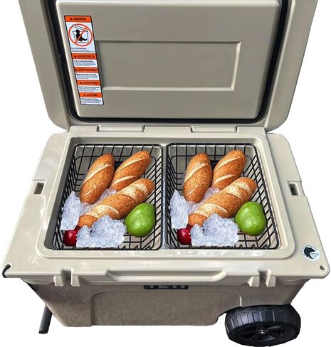 Cooler Basket for YETI Tundra Haul, Yeti Roadie 48, YETI Roadie 60,Compatible with Other lgloo Accessories Cooler Locks,Ice etc,Coolers Basket Keeps Food Dry. in Saudi Arabia