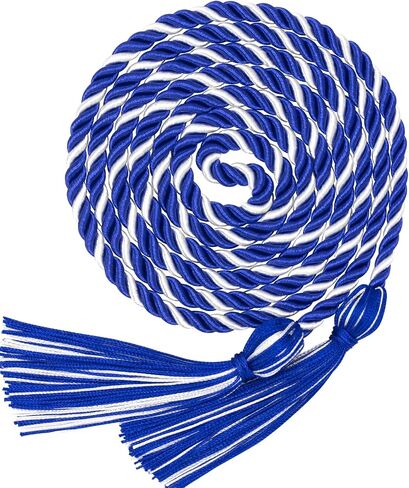 Graduation Honor Cord, Gold Blue Cord with Tassels for Grad Days and Graduation Students (Gold Blue) in Kuwait