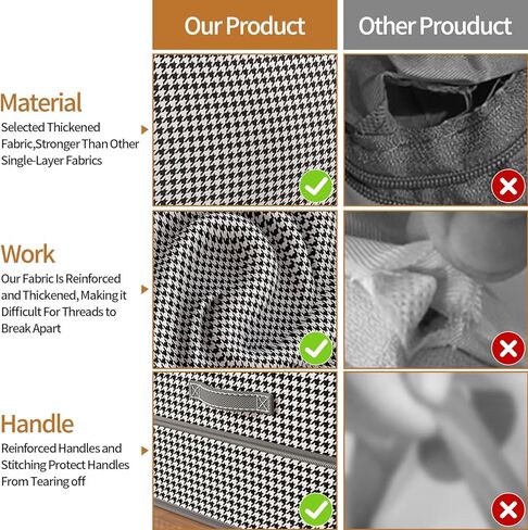 4 Pcs Compression Storage Bags, Large Capacity Ultra Space Saving Clothes Storage Bags for Sweater, Sheet, Bed, Blanket Storage Organizer with Window Handle, Cubes Storage Bags with Zipper in Kuwait