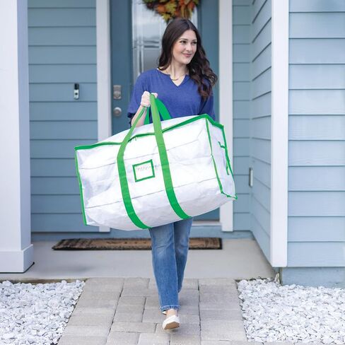 Storage and Moving Bags - Heavy Duty, Dust Protection and Water Resistant, Durable Zipper Closure and Sturdy Handles Best Moving Boxes Alternative (Black, 6 Pack) in Saudi Arabia