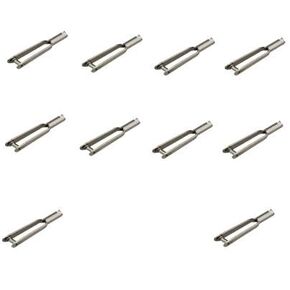 10 PCS RC Airplane M2 Clip Clip Metal Clevis Mini Snap Links for Fix of Model of Model Parts Plane RC