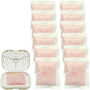12 Pack Eliminates Litter Box Odors for Whisker OdorTrap Pod, Odor Removing Refills Compatible with Litter-Robot and Traditional Litter Boxes