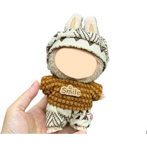 Dolls Cloths - ملابس اللباس لدمى Labubu التي يبلغ طولها 17 سم ، ودمى غير ضمنية بديل للملحقات.