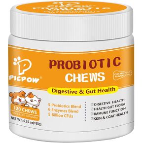 البروبيوتيك للكلاب ، مع prebiotics ، إنزيمات الجهاز الهضمي ، الأنسولين ، اليقطين للهضم ، الأمعاء ، صحة الجلد و Lmmun