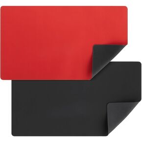 Okuna Outpost 2 Pack Card Game Mat for MTG – Board Game, Magic, and TCG Playmat, Color Black (24x14 in) in Kuwait