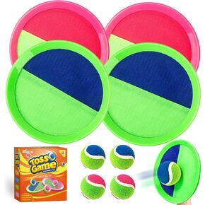 مجموعة ألعاب Shemira Toss and Catch ، ألعاب Beach Pool Yard في الهواء الطلق للأطفال الذين تتراوح أعمارهم بين 4-8-12