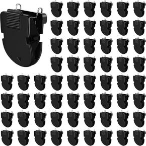 70pcs مقاطع المقصورة ، أقسام القسم لوحة الجدار رسائل مقطع السنانير ملحقات مكتب المكتب تحمل ملاحظات صور رسائل الصور (أسود)