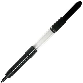 Monteverde إشراك مجموعة inkball One -Touch - القسم الأمامي الأسود الواسع + المحول - أقلام الكتابة الجريئة