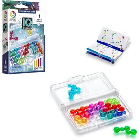 SmartGames IQ Bubbles - لعبة سفر منطقية ملونة مع 120 تحديًا للأعمار 7 - البالغين