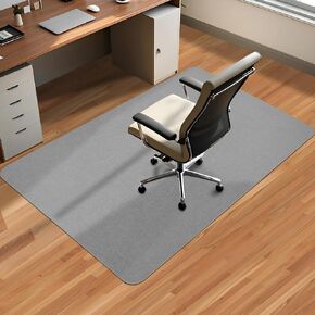 Office Chair Mat for Hardwood Floor & Tile Desk Chair Mat for Rolling Chairs Protect Hardfloor Desk Area Rug for Workstations, Durable Desk Mat for Home and Office Use (Black, 36X47 in)