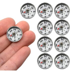 بوصلة Eisco Basic Compass ، حزمة من 10 ، 0.6 بوصة (16 مم)