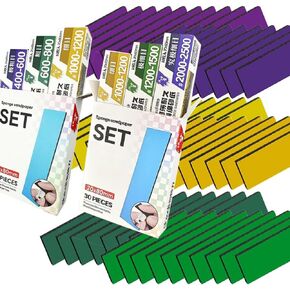 Stedi Sanding Sponge Strips 60pcs ،#400-600#600-800#1000-1200#1200-1500#2000-2500 Grit