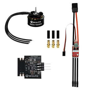 Sequre 3625 Brushless Motor 1800kV محرك Outrunner + Sequre 70A بدون فرش مع أداة تكوين الوصلات الواي فاي