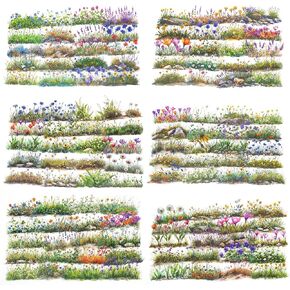 ملصقات زهرة سجل القصاصات (120pcs) - ملصقات دفتر اليومية لـ Scrapbooking الكبار Junk Journal Supplies Making Home Deco Diy Crafts Bottle