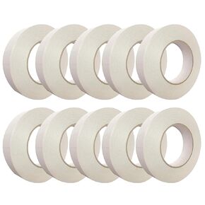 4 Less Co 10 Pack of Heavy Duty Banner Hem Tape Double Sided 1 Inch x 164 Feet / 55 Yard)