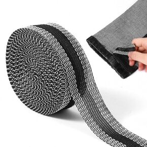 Hem Tape for Pants, 32.8 Ft Iron on Hemming Tape, Iron on Hemming Washable Hem Fabric Adhesive Tape, Pant Hemming Tape for Jeans Suit Pants Trouser Mouth (Black)
