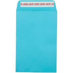 LUXPaper 6 x 9 Open End Envelopes | Peel & Press | Pool Blue | 80lb. Text | 50 Qty