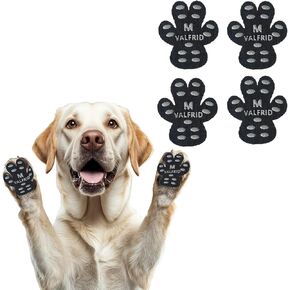 ‌VALFRID Dog Paw Protector Pads,Anti-Slip Grips for Hardwood Floors,Best for Hot Pavement,Strong Self-Adhesive Traction Stickers for Senior Dog Essentials Multicolor XXL 60 Pieces
