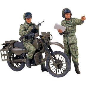 Tamiya 35245 JGSDF Motorcycle Recon ، 1:35 ، مجموعة بلاستيكية