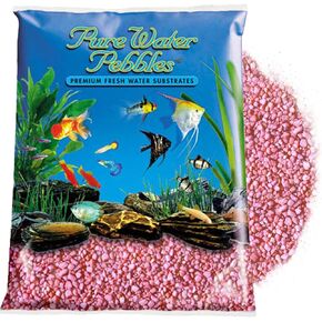Neon Pink Aquarium Gravel - 5 رطل - ركيزة غير سامة ، ملونة ، نابضة بالحياة لأحواض السمك ، terrariums ، الأحواض والحرف اليدوية