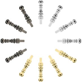 12pcs الأوتاد المعدنية cribbage تناسب Cribbage 1/8 ثقوب ، أوتاد لوحة الفريدة من نوعها مستحضرات سرير دبابيس لأصدقاء العائلة التقليدية اللوحة (الذهب والفضة والأسود)