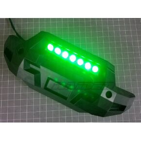 نظام إضاءة مصباح LED الأمامي المصد (الأخضر) لـ 1/5 Traxxas 6S 8S X-Maxx