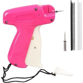 Micro Stitch Gun للملابس من الأقمشة المحمولة ، دباسة ، أداة تثبيت الملابس السريعة ، أداة خياطة خياطة لخياطة DIY ، إصلاح بدون sew ، العلامات ， 2 Needle ، 1500 Black & 1500 أبيض مثبتات صغيرة